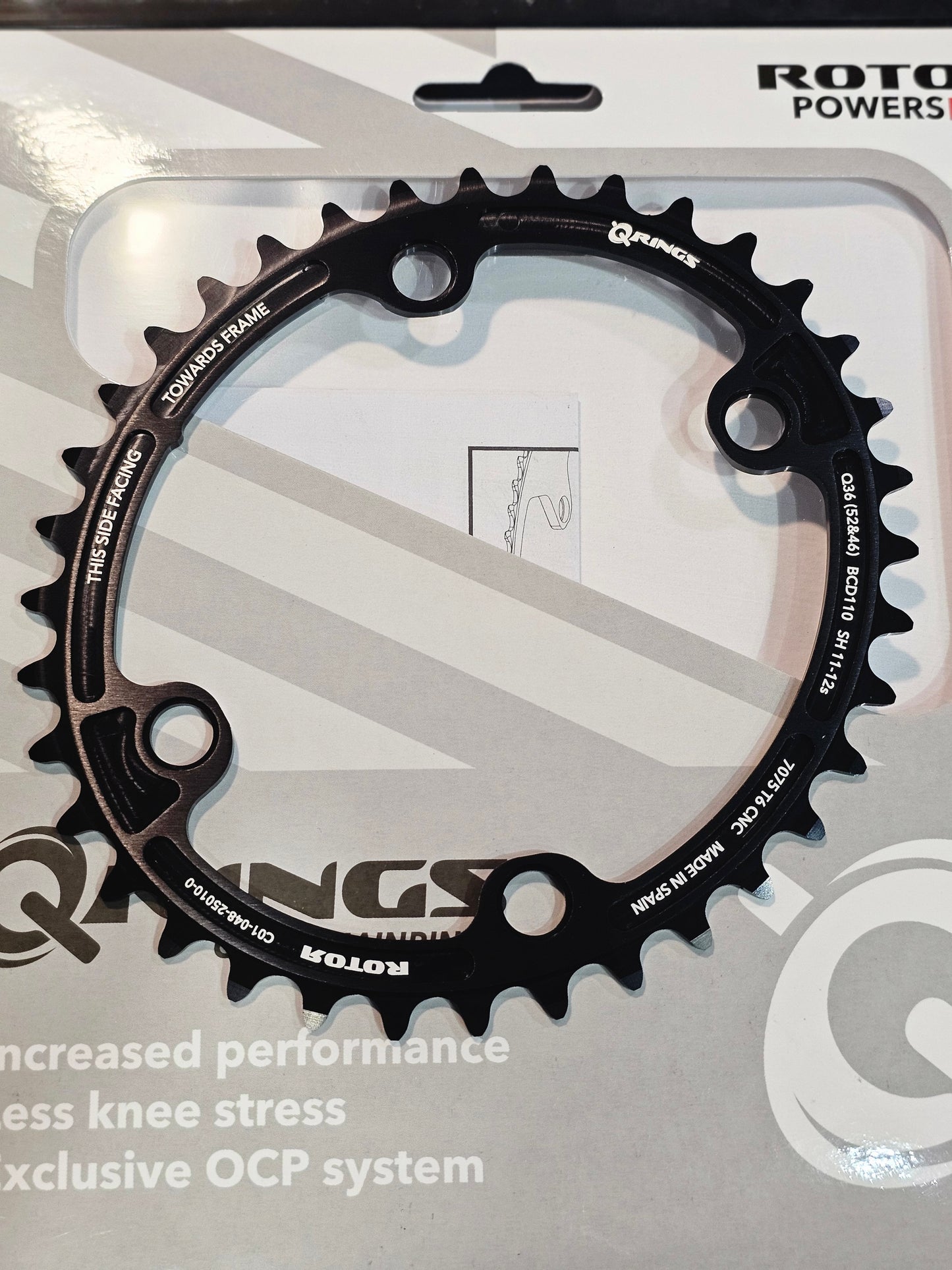 2024 Rotor Qring 52/36T Chainring